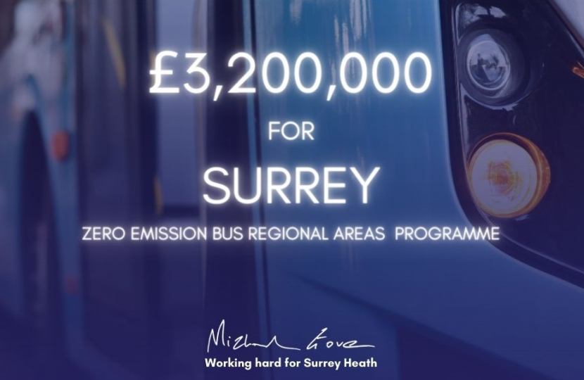 Brand new, zero-emission buses for Surrey