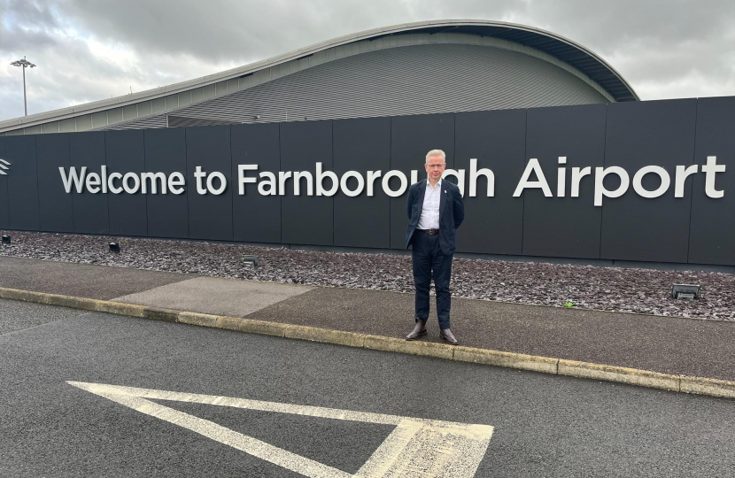 MG at Farnborough Airport 13 October 2023