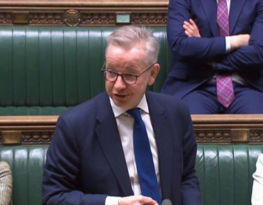 Michael Gove in the House of Commons chamber on 21 March 2023